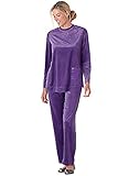 Algopix Similar Product 20 - Luxurious Velour Set Color Purple