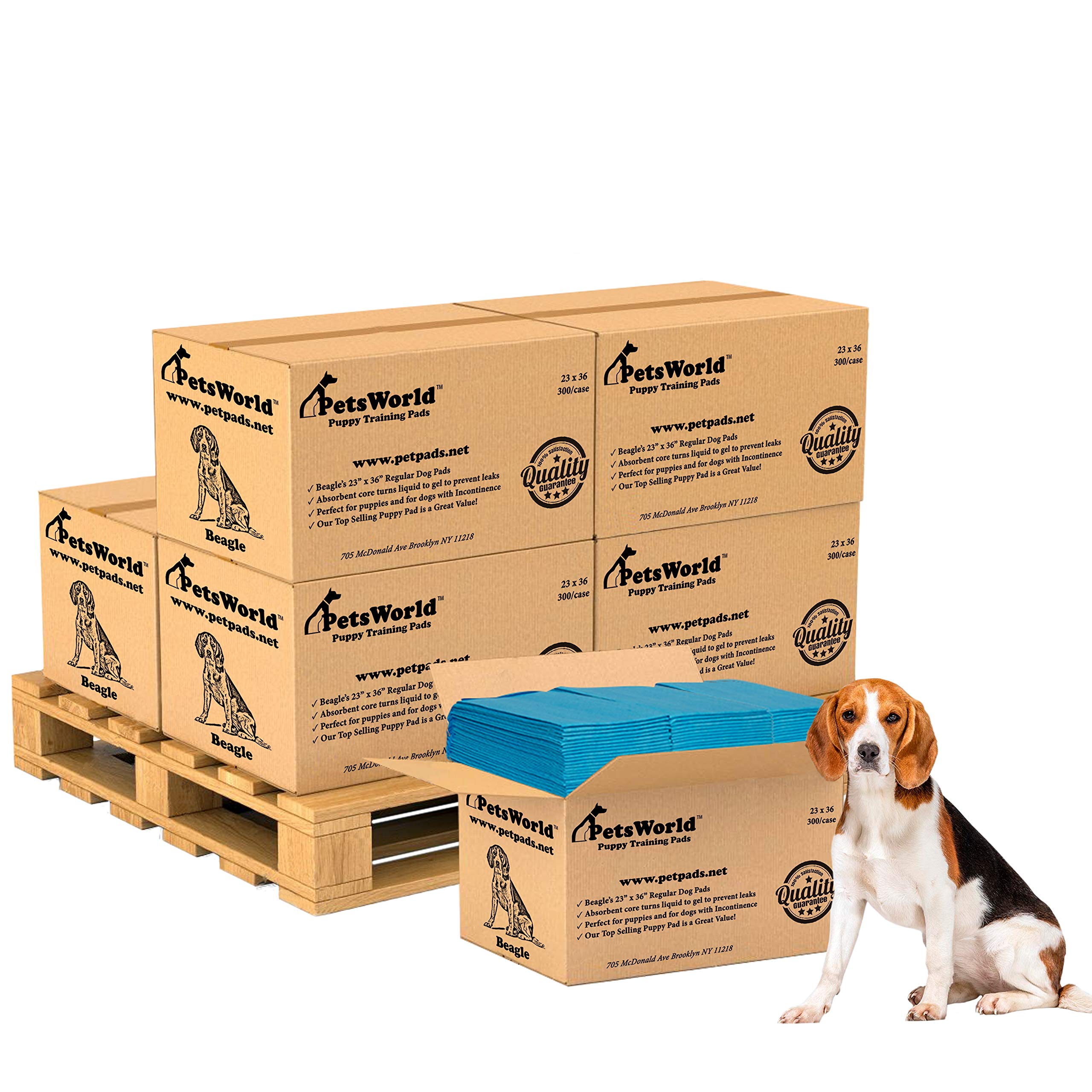 Algopix Similar Product 3 - PETSWORLD Dog Puppy Training Pads 23x36