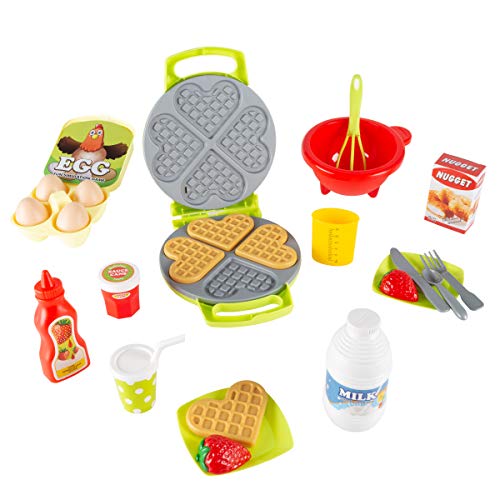 Algopix Similar Product 15 - Hey Play Kids Toy Waffle Iron Set