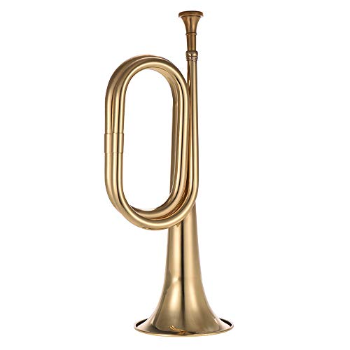 Algopix Similar Product 2 - Muslady B Flat Bugle Call Trumpet Brass