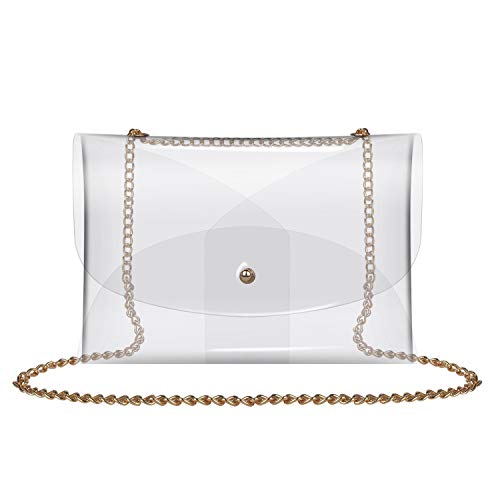 Algopix Similar Product 1 - YR Direct 3 in 1 Clear Crossbody Bag
