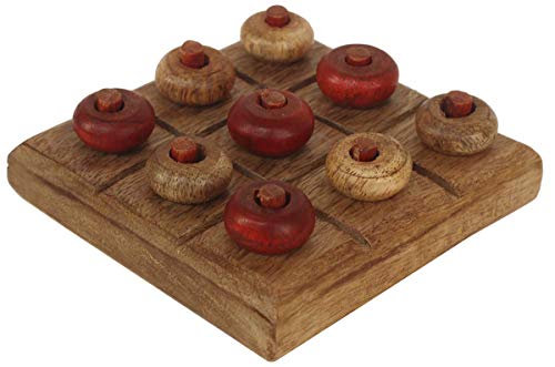 Algopix Similar Product 14 - Crafkart Wood Tic Tac Toe Classic Board