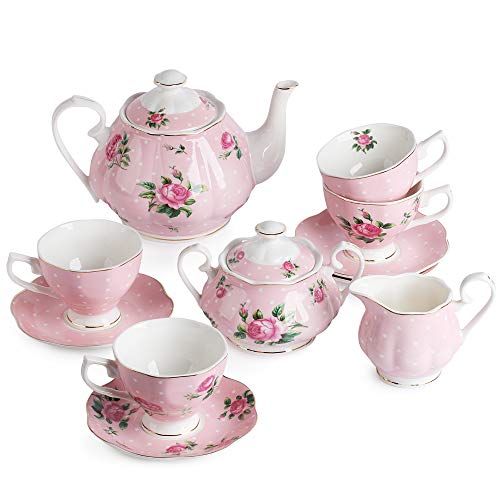 Algopix Similar Product 4 - BTaT Floral Tea Sets for Adults 13