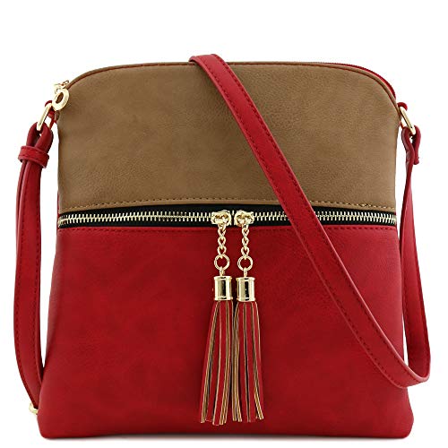 Algopix Similar Product 20 - Tassel Zip Pocket Crossbody Bag