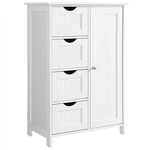 Algopix Similar Product 7 - VASAGLE Bathroom Storage Cabinet Floor