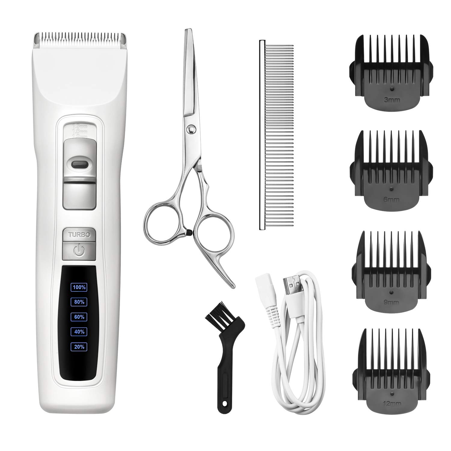 Algopix Similar Product 20 - Bousnic Dog Clippers 2Speed Cordless