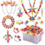 Algopix Similar Product 9 - EXTSUD Pop Beads for Girls Toys Age 4 5