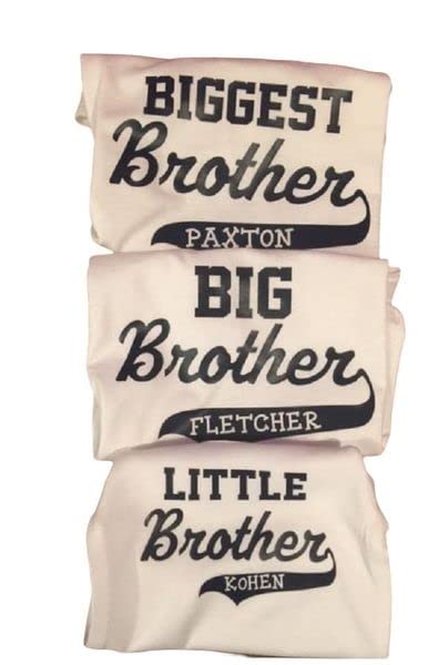 Algopix Similar Product 10 - personalized matching brother shirt set