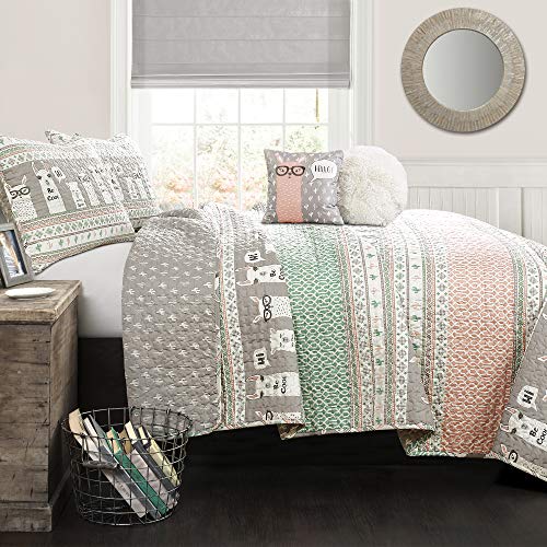 Algopix Similar Product 4 - Lush Decor Llama Striped Quilt
