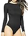 Algopix Similar Product 4 - MANGDIUP Womens Round Collar Long