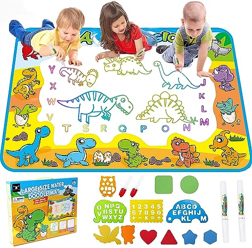 Algopix Similar Product 12 - Kids Toys Water Doodle Mat Dinosaur