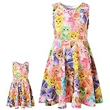 Algopix Similar Product 8 - GirlsDoll Matching Dresses Sleeveless