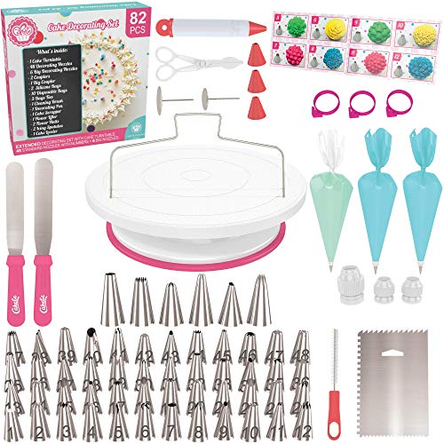 Algopix Similar Product 19 - Cakebe Cake Decorating Kit 82Piece