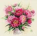 Algopix Similar Product 12 - RIOLIS Peonies in a Vase Diamond