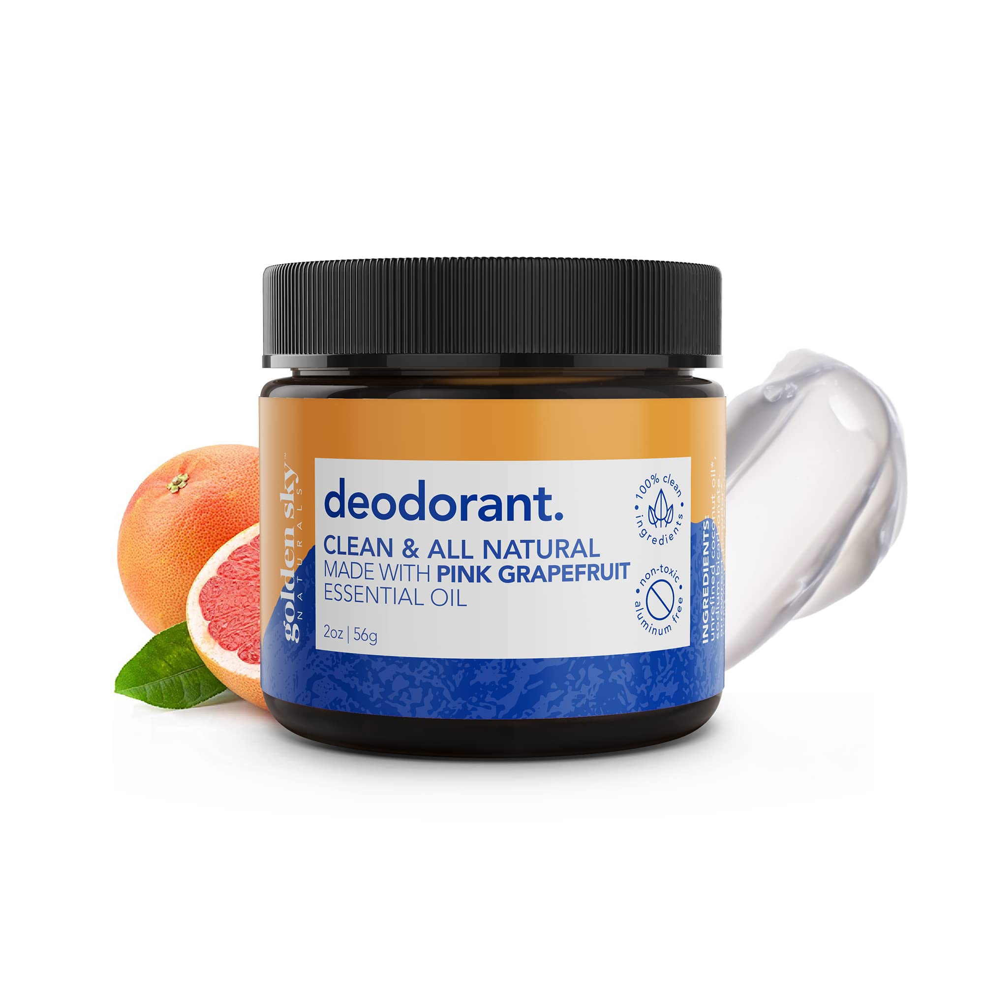 Algopix Similar Product 11 - All Natural Deodorant Cream with Pink