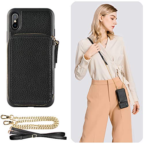 Algopix Similar Product 6 - iPhone Xs Max Wallet Case ZVE iPhone