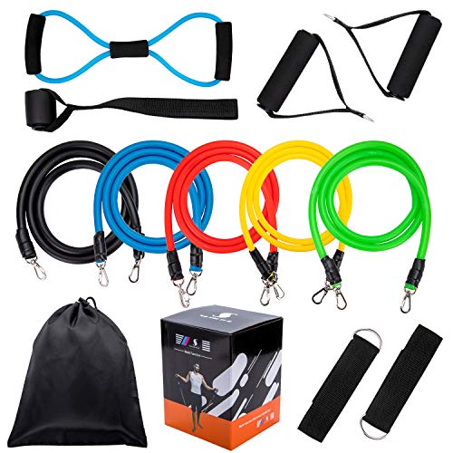Algopix Similar Product 11 - Fitness Resistance Band Set5Pcs
