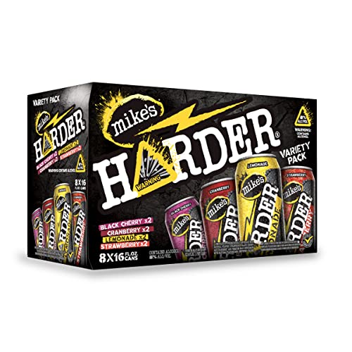 Algopix Similar Product 8 - Mikes Harder Variety Pack 8 pk 16 oz