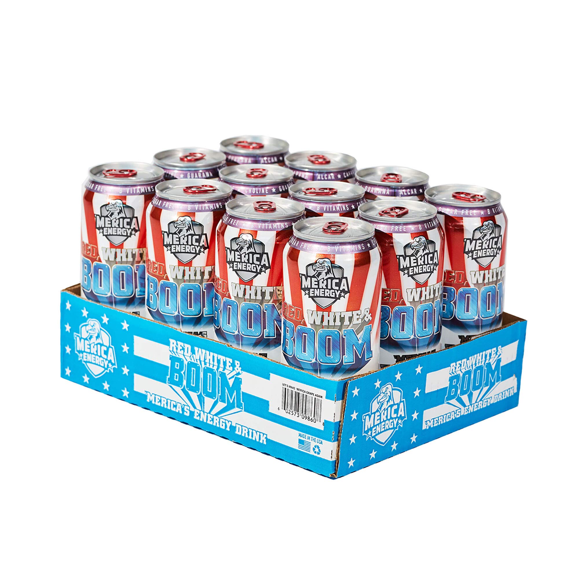 Algopix Similar Product 15 - Merica Energy Red White and Boom 