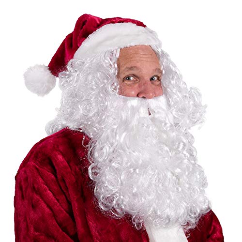 Algopix Similar Product 6 - Boo Inc Santa Beard  Wig  Christmas