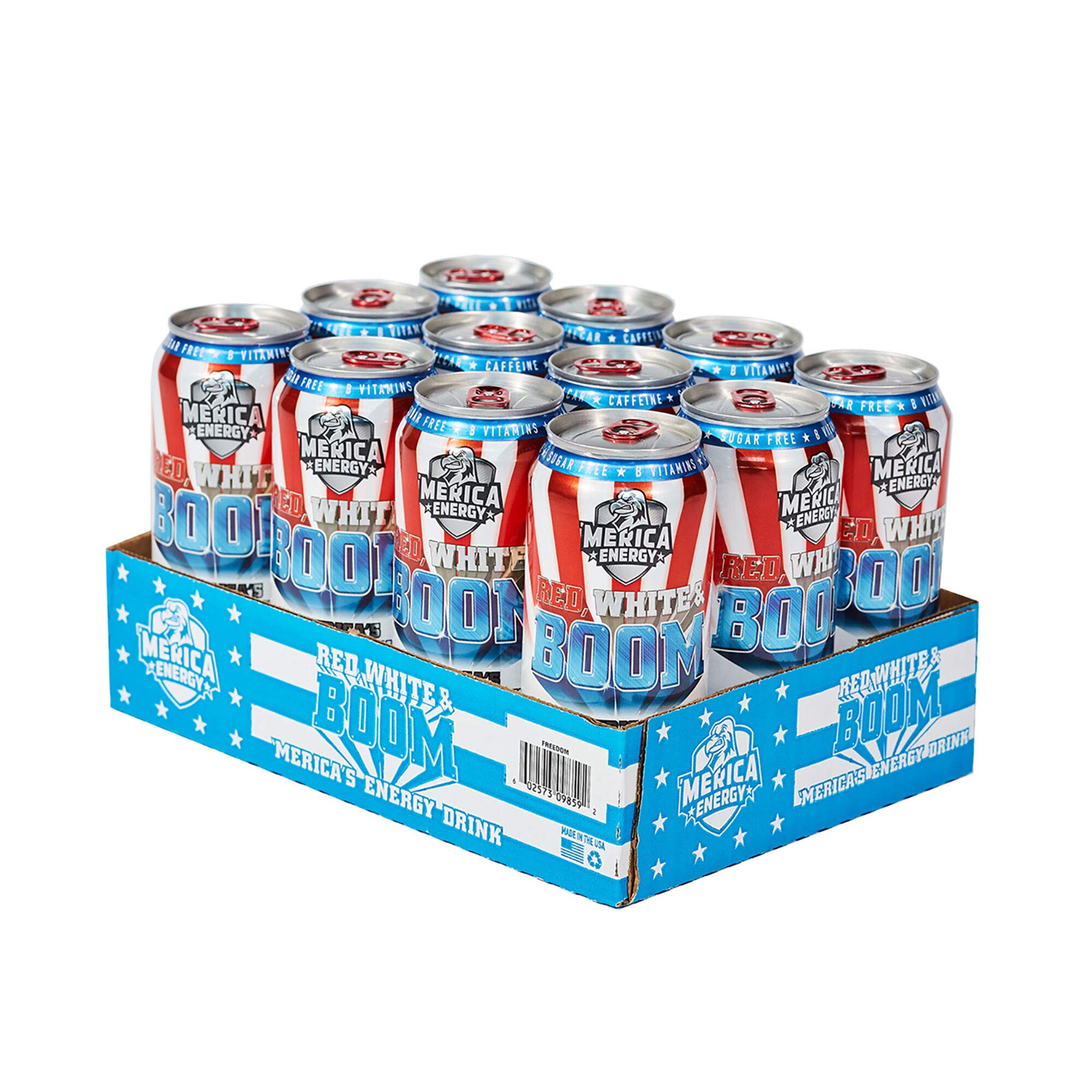Algopix Similar Product 17 - Merica Energy Red White and Boom