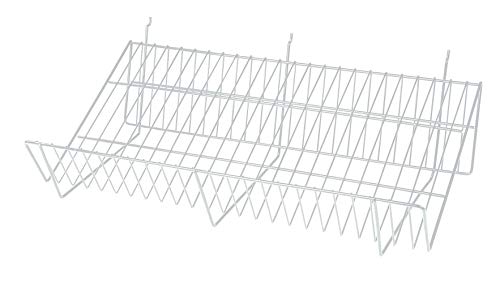 Algopix Similar Product 5 - 24 x 12 x 6 inch White Downslope Shelf