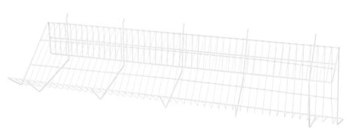 Algopix Similar Product 20 - 48 x 12 x 6 inch White Downslope Shelf