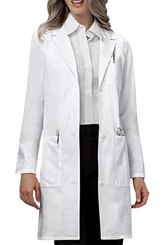 Algopix Similar Product 15 - VOGRYE Professional Lab Coat for Women