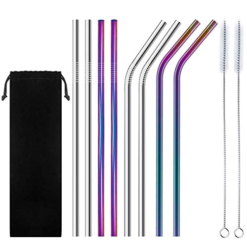 Algopix Similar Product 20 - Stainless Steel Straw Multicolor