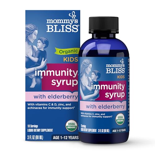 Algopix Similar Product 9 - Mommys Bliss Organic Elderberry Syrup