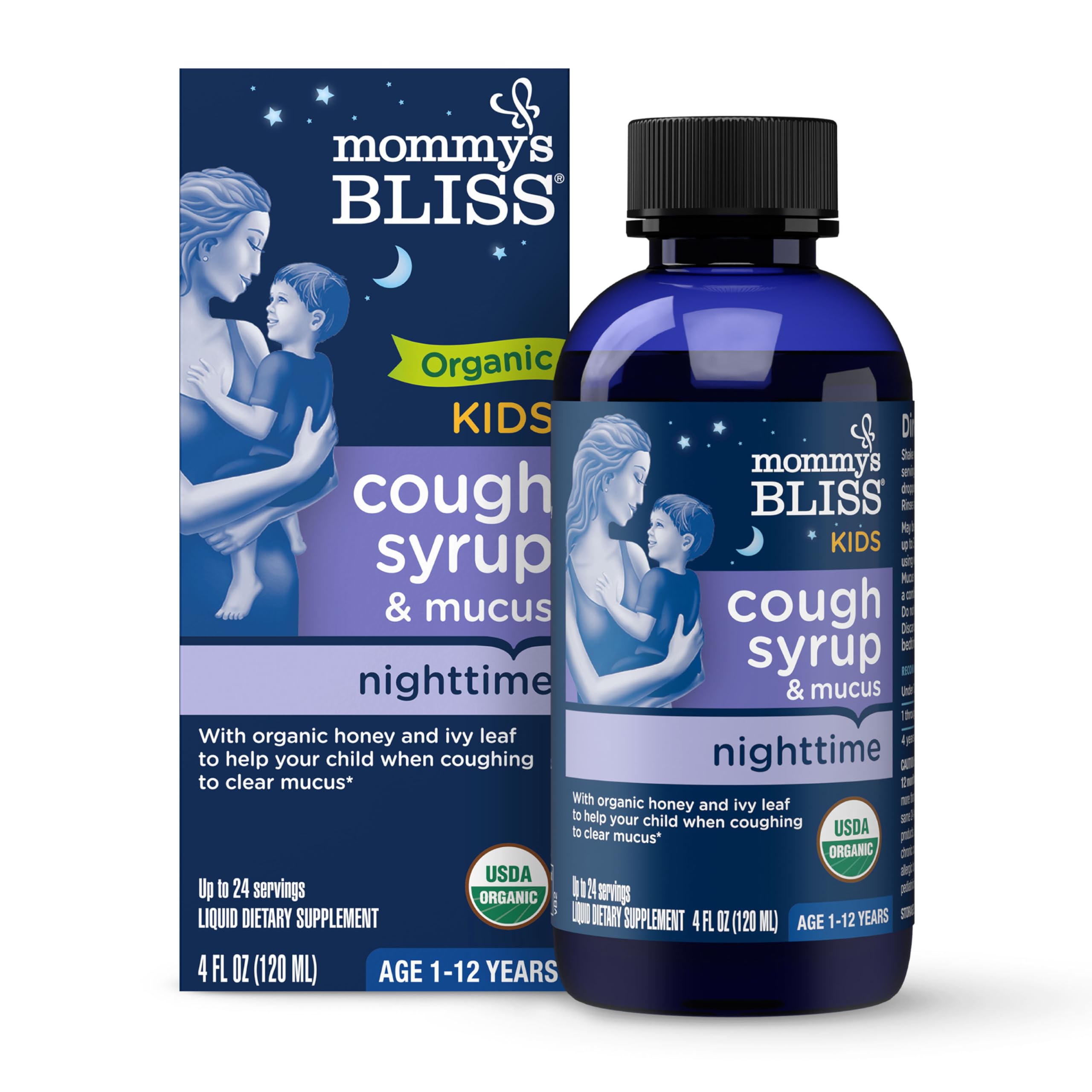 Algopix Similar Product 1 - Mommys Bliss Organic Kids Cough Syrup