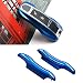 Algopix Similar Product 9 - Jaronx 2PCS Glossy Blue Key Fob Cover