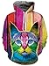Algopix Similar Product 11 - TUONROAD 3D Graphic Printed Hoodies
