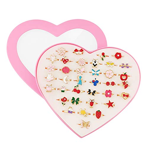 Algopix Similar Product 8 - SUNMALL 36 pcs Adjustable Rings in Box