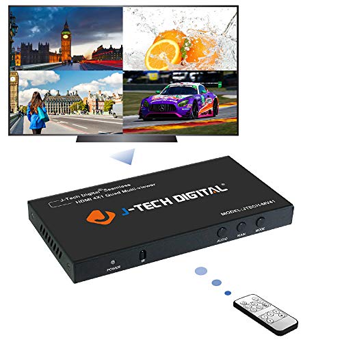 Algopix Similar Product 15 - JTech Digital HDMI 4x1 1080P Quad