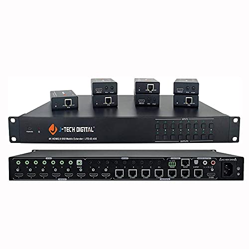 Algopix Similar Product 10 - JTech Digital 4K60HZ 8x8 HDMI Ports