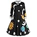 Algopix Similar Product 12 - Women Vintage Peter Pan Collar Long