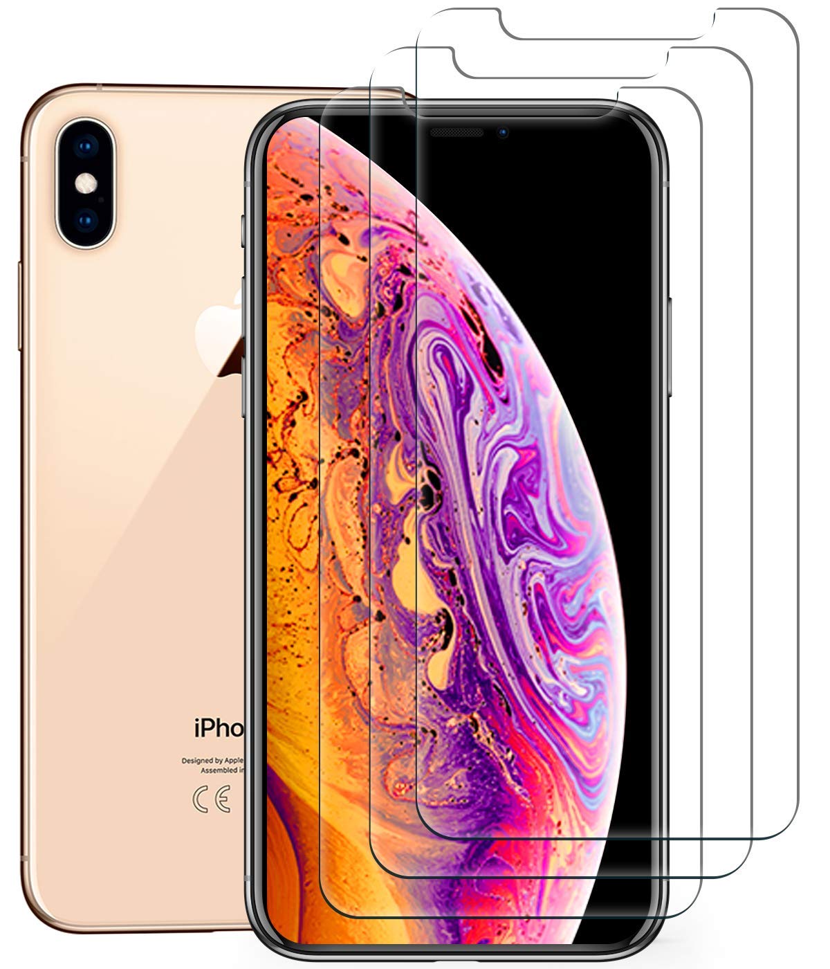 Algopix Similar Product 4 - Bangbreak B01EDTH2JU 3 Pack iPhone Xs