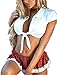 Algopix Similar Product 11 - FONDBERYL Sexy School Girl Outfit