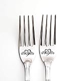 Algopix Similar Product 20 - Wedding Dining Set Forks Gift Custom