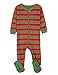 Algopix Similar Product 5 - Footed Sleeper RedGreen Pajama 36