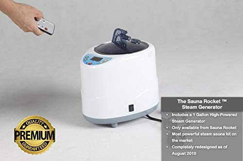 Algopix Similar Product 8 - Sauna Rocket  Home Steam Sauna Kit for