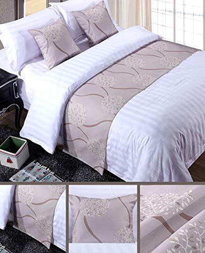 Algopix Similar Product 11 - Mengersi Rippling Bed Runner Scarf