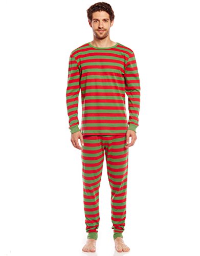 Algopix Similar Product 8 - Leveret Mens Pajamas Fitted Striped