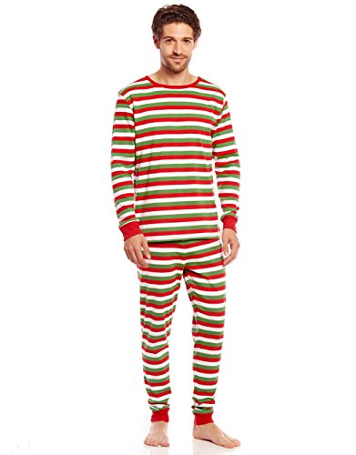 Algopix Similar Product 16 - Leveret Mens Pajamas Fitted Striped