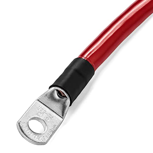 Algopix Similar Product 9 - Spartan Power Red 5 Foot 4 AWG Battery