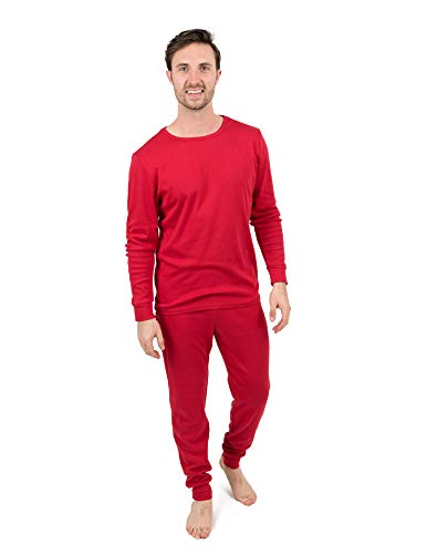 Algopix Similar Product 11 - Leveret Mens Pajamas Solid 2 Piece
