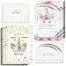 Algopix Similar Product 7 - TAntrix 24 Pcs Unicorn Invitations