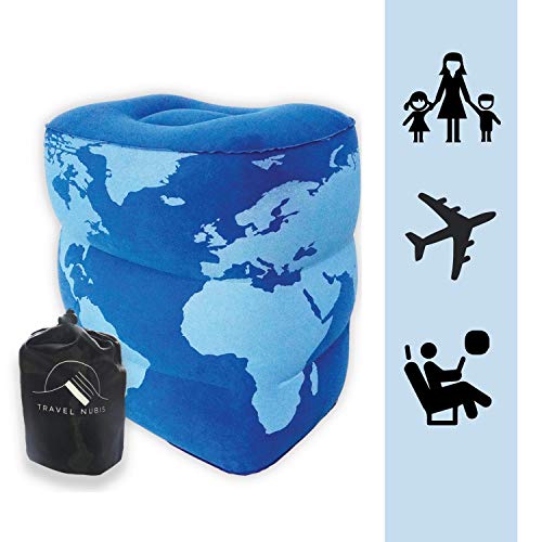 Algopix Similar Product 16 - Inflatable Travel Foot Rest Pillow