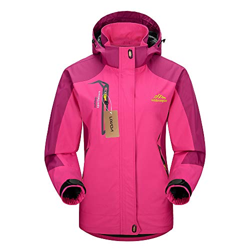 Algopix Similar Product 14 - Lixada Mens Waterproof Hooded Jacket